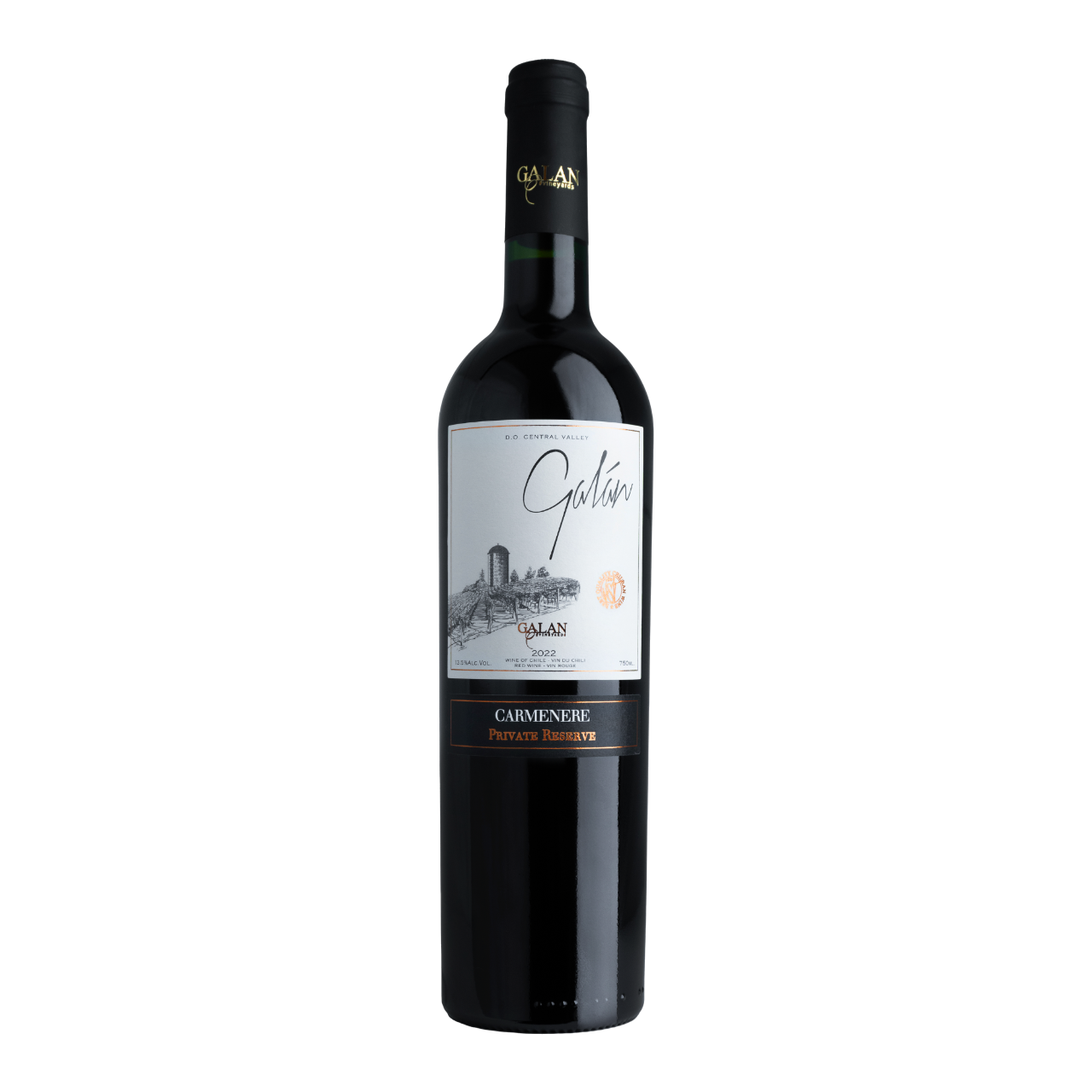 6 Botellas Carmenere Galan Reserva Privada